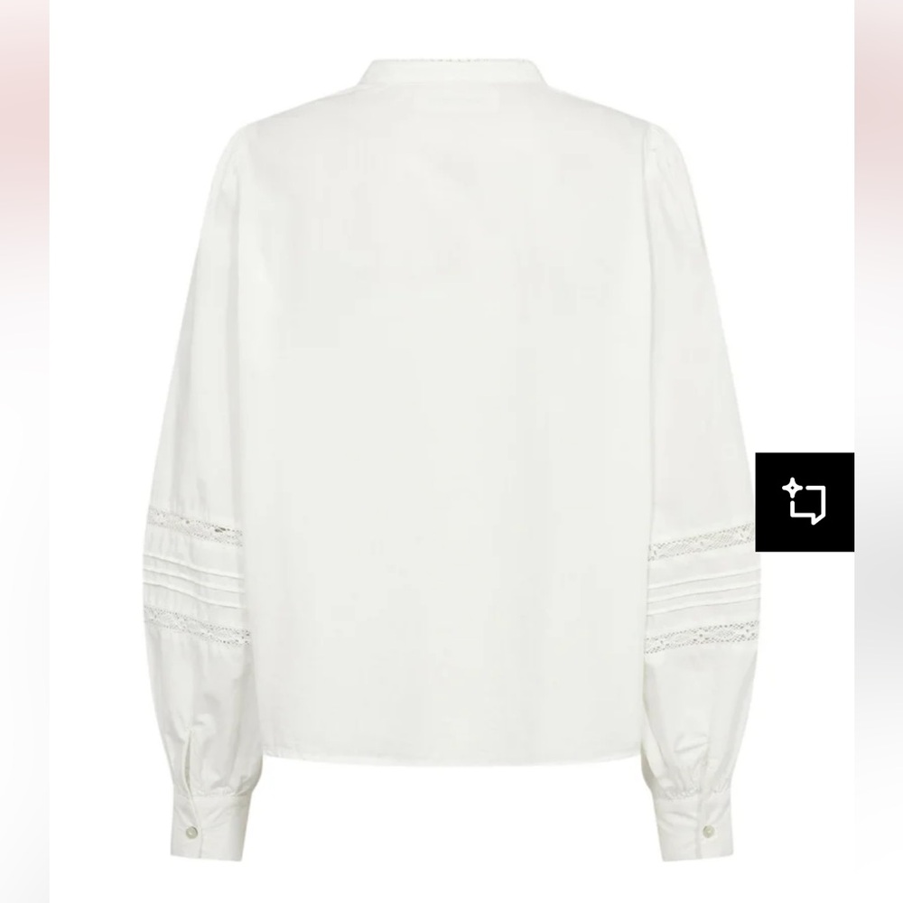 NWT Zara crochet button down shirt - Picture 7 of 9